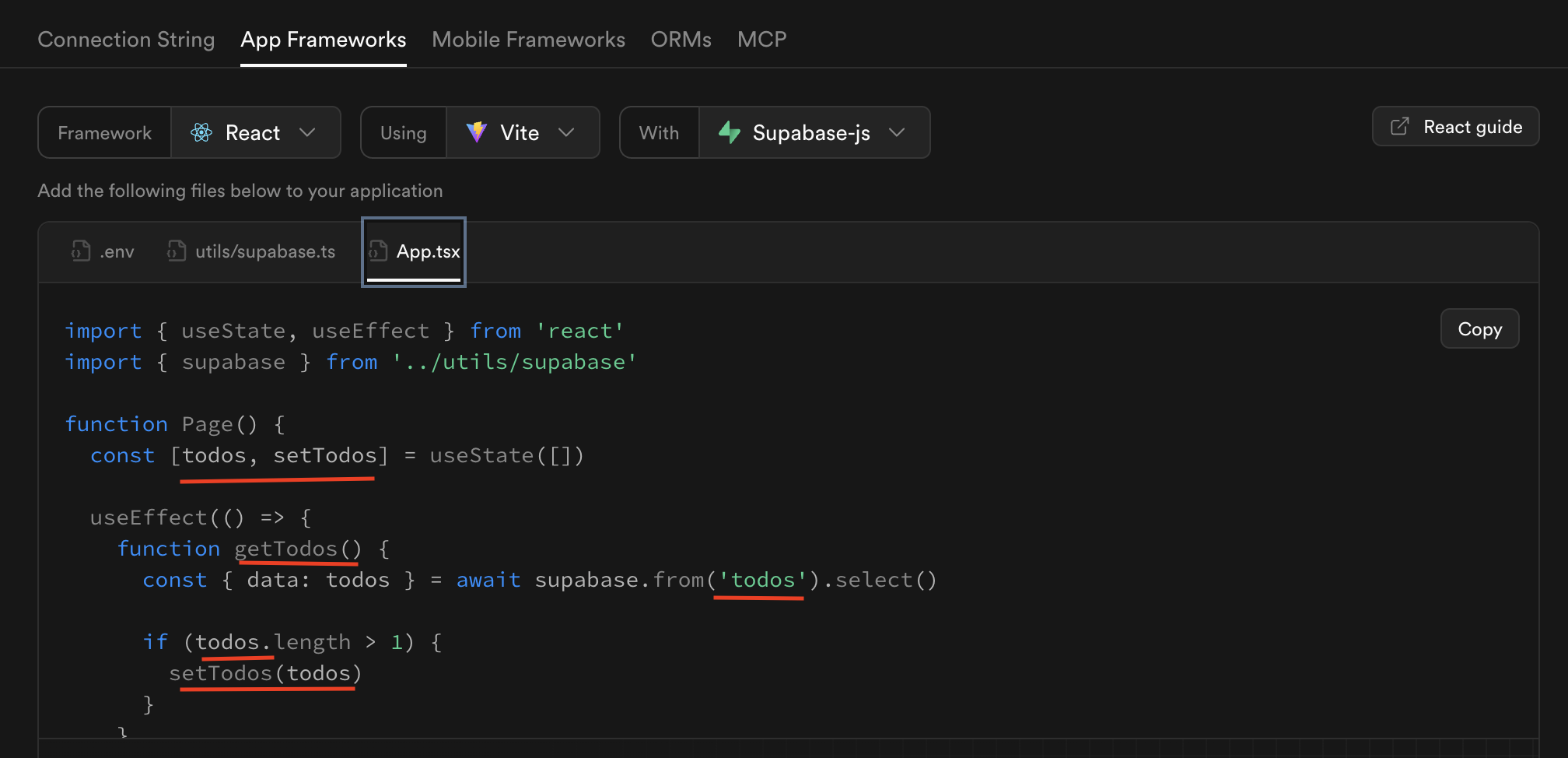 Customize Table Schema